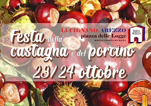 Festa della Castagna e del Porcino a Lucignano